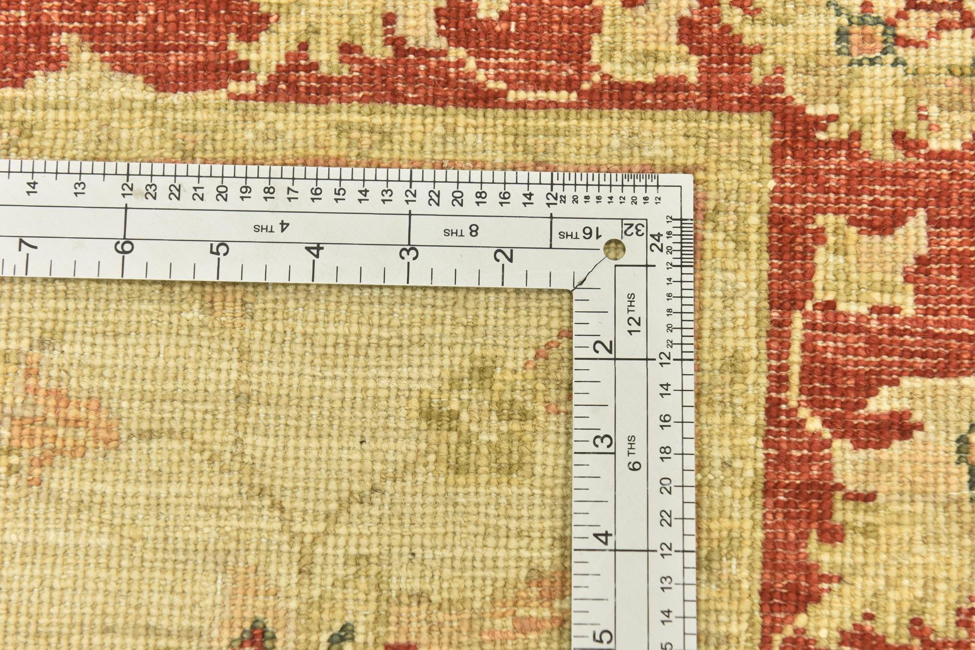2' 9 x 9' 10 Hand Knotted Peshawar Ziegler Runner Rug