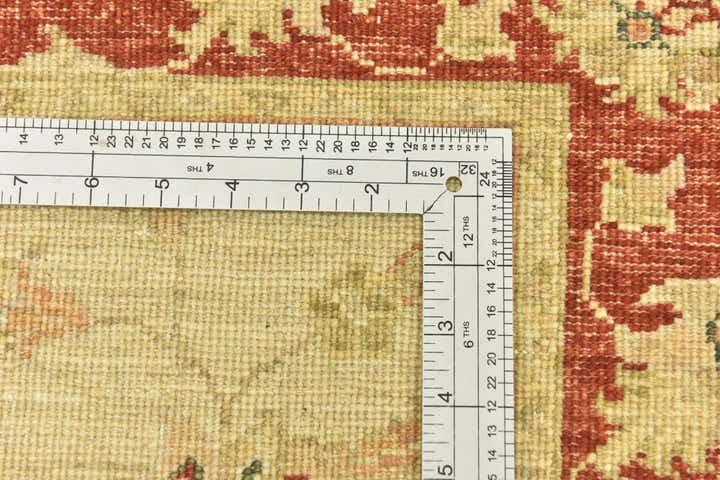 2' 9 x 9' 10 Hand Knotted Peshawar Ziegler Runner Rug