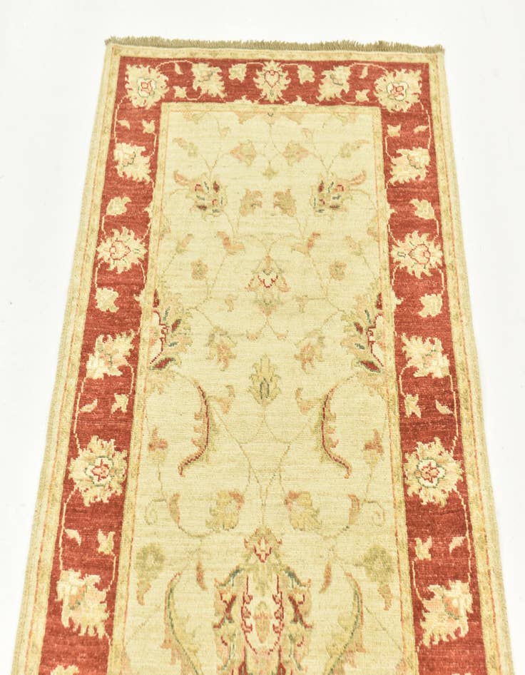 Detail image of 2' 9 x 9' 10 Hand Knotted Peshawar Ziegler Runner Rug