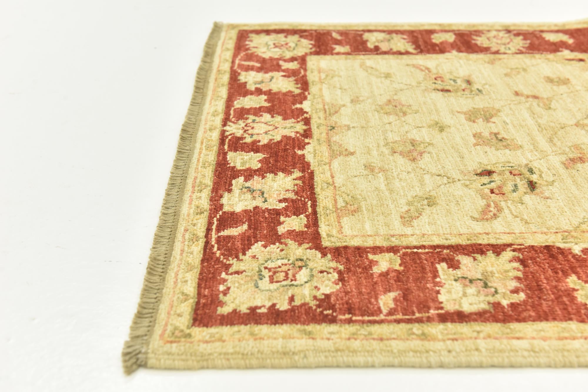 2' 9 x 9' 10 Hand Knotted Peshawar Ziegler Runner Rug