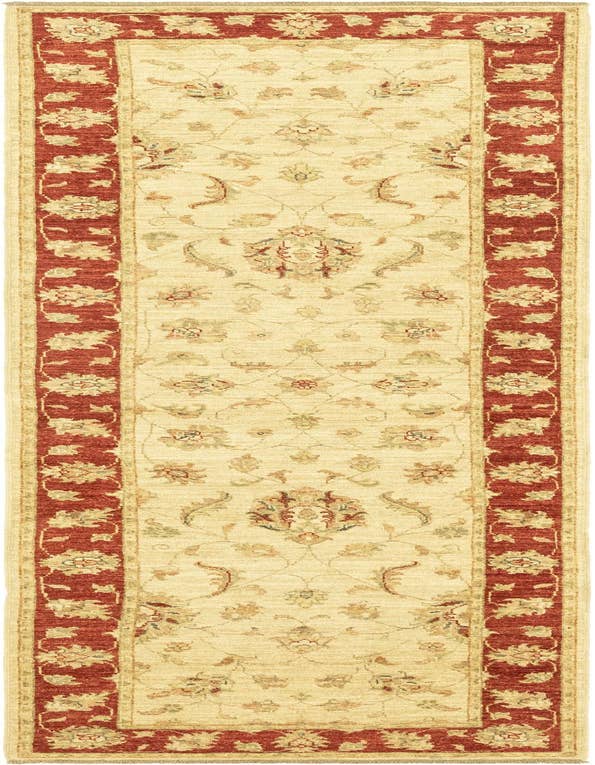 Detail image of 2' 9 x 9' 10 Hand Knotted Peshawar Ziegler Runner Rug