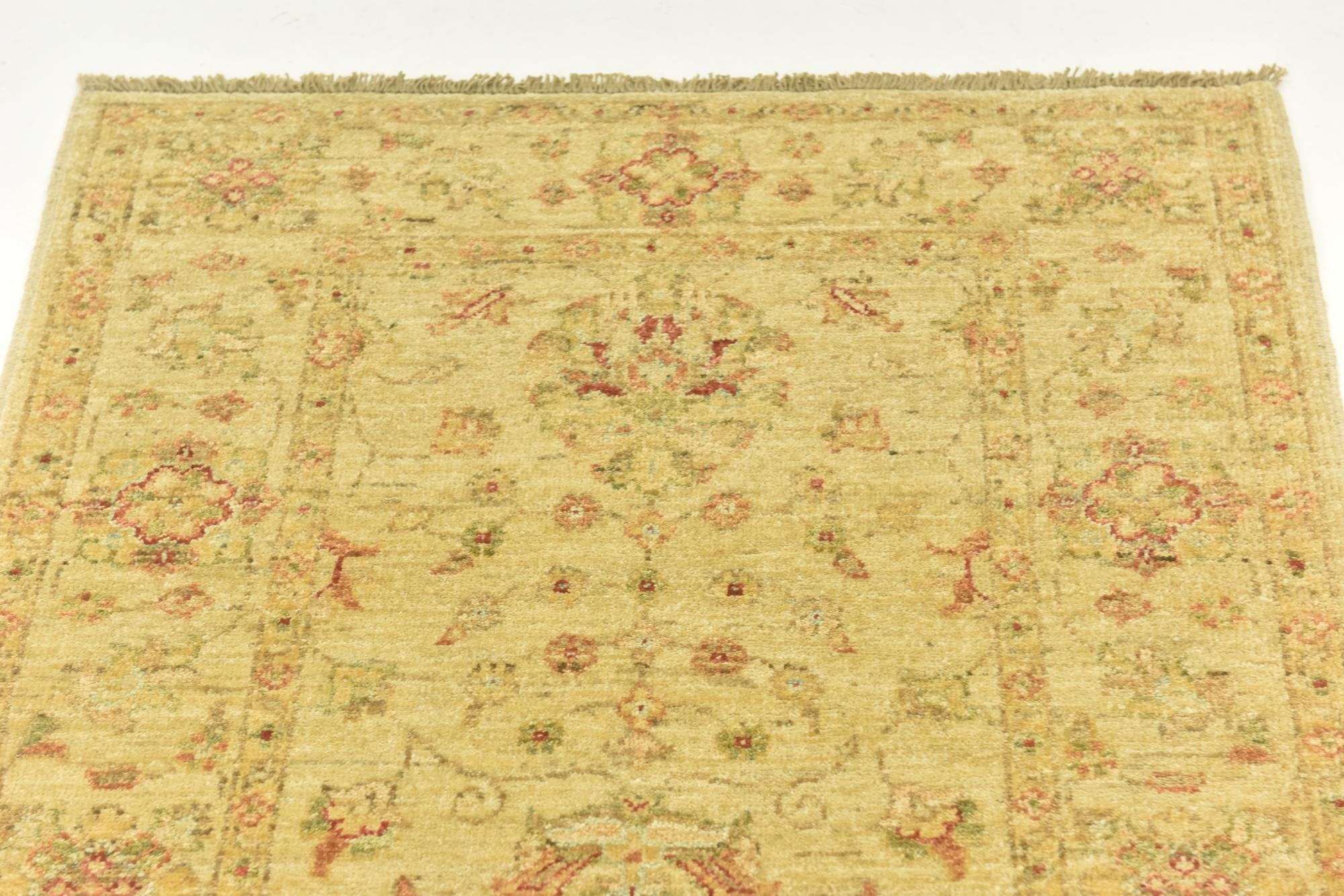 2' 10 x 6' 3 Hand Knotted Peshawar Ziegler Runner Rug