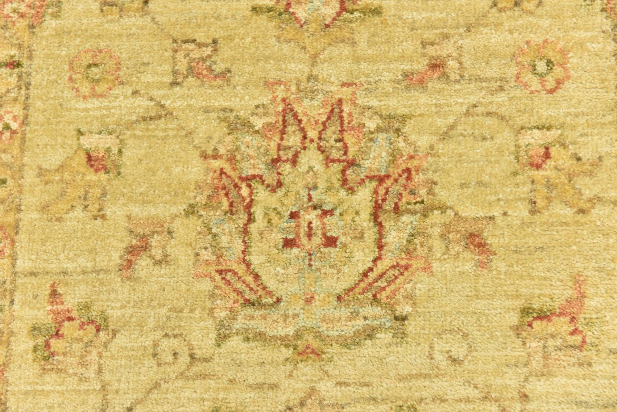 2' 10 x 6' 3 Hand Knotted Peshawar Ziegler Runner Rug