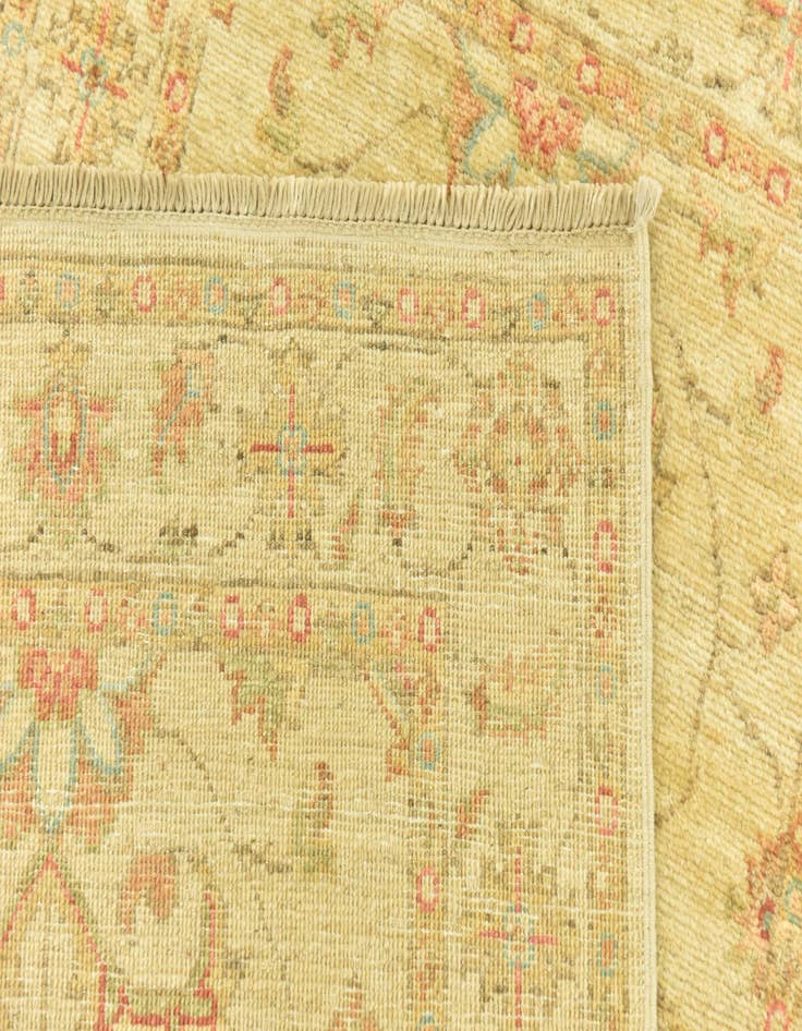 Detail image of 2' 6 x 6' 5  Hand Knotted Peshawar Ziegler Runner Rug