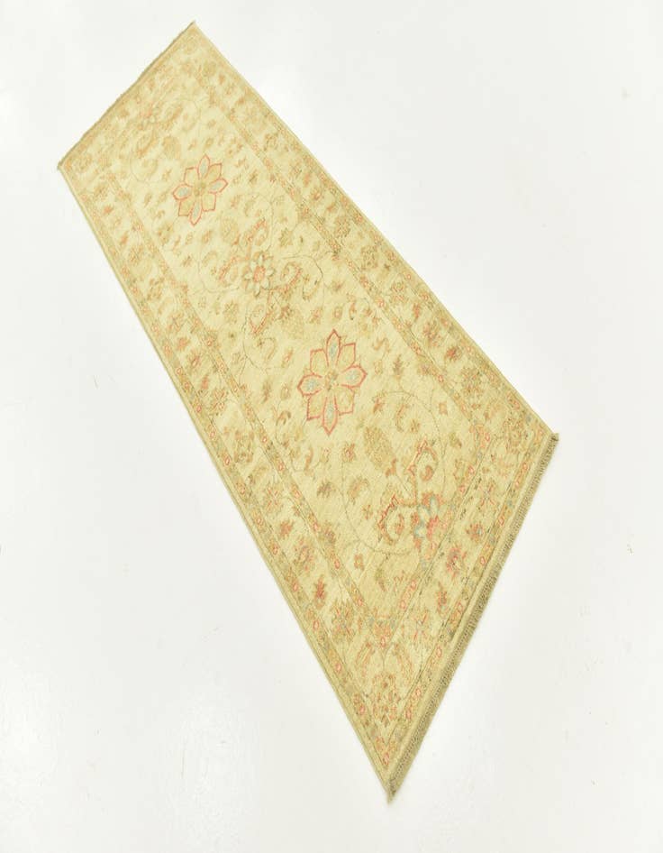 Detail image of 2' 6 x 6' 5  Hand Knotted Peshawar Ziegler Runner Rug