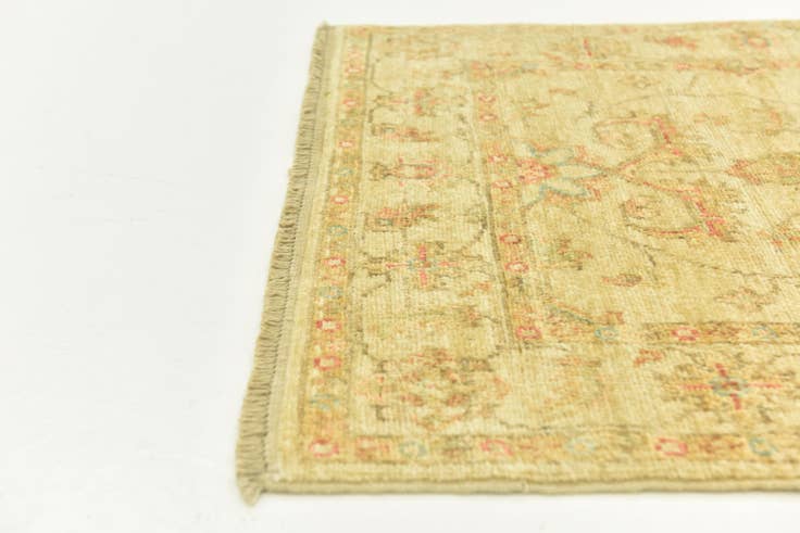 Detail image of 2' 6 x 6' 5 Hand Knotted Peshawar Ziegler Runner Rug
