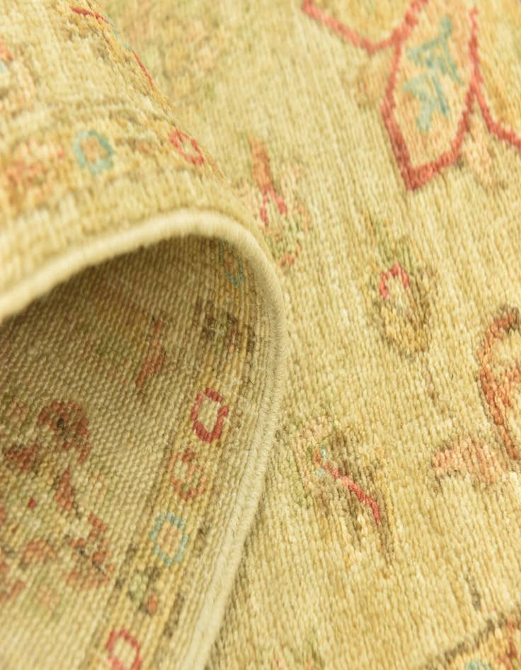 Detail image of 2' 6 x 6' 5  Hand Knotted Peshawar Ziegler Runner Rug