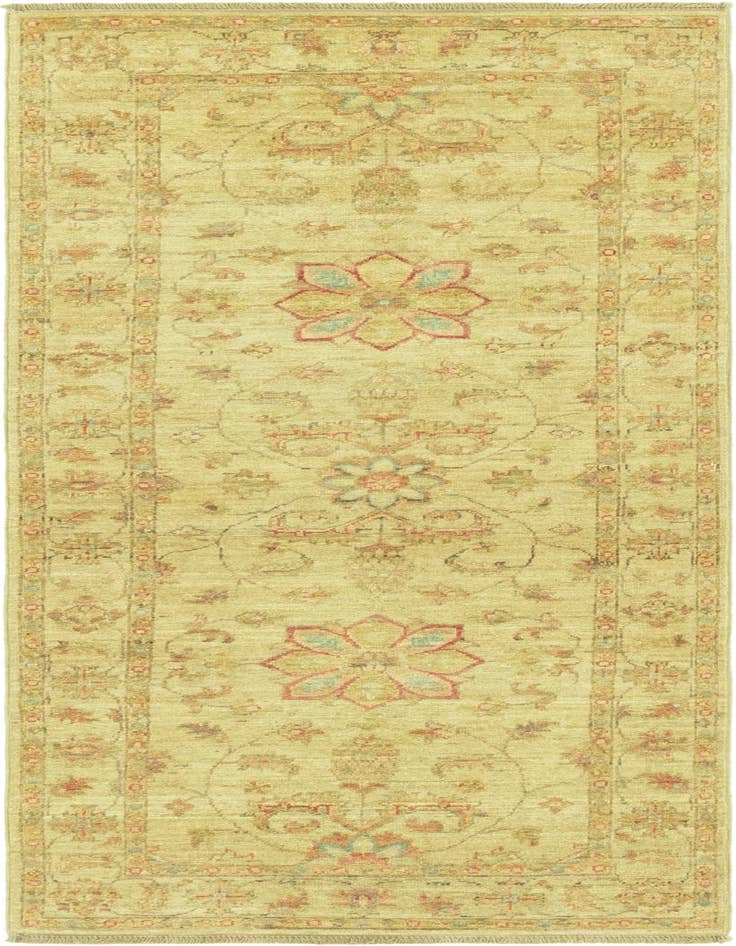 Detail image of 2' 6 x 6' 5 Hand Knotted Peshawar Ziegler Runner Rug