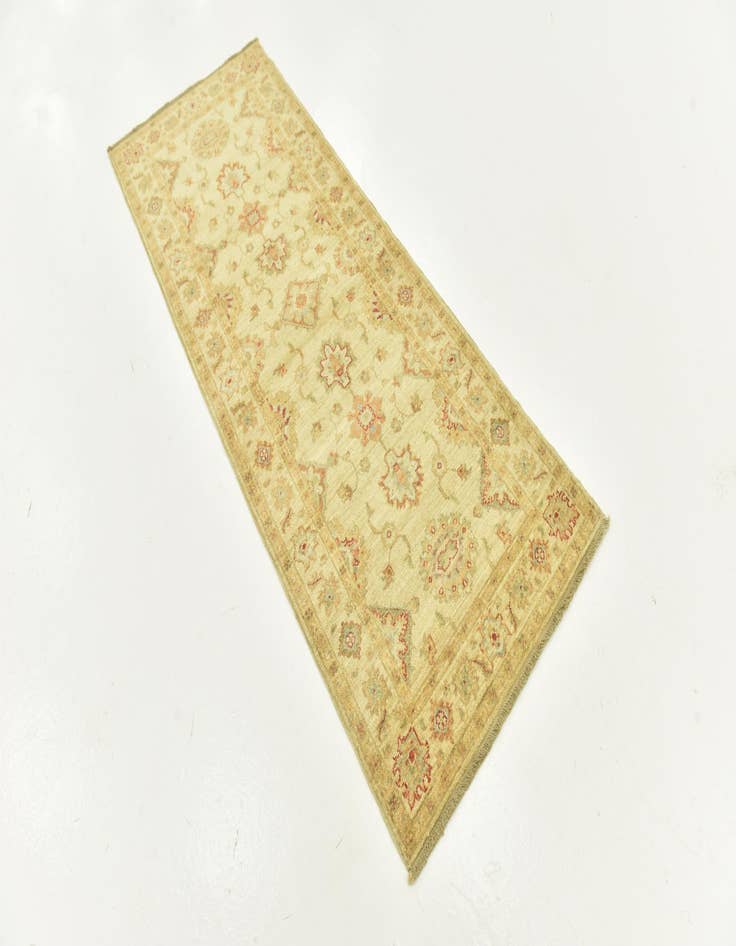 Detail image of 2' 7 x 6' 10  Hand Knotted Peshawar Ziegler Runner Rug