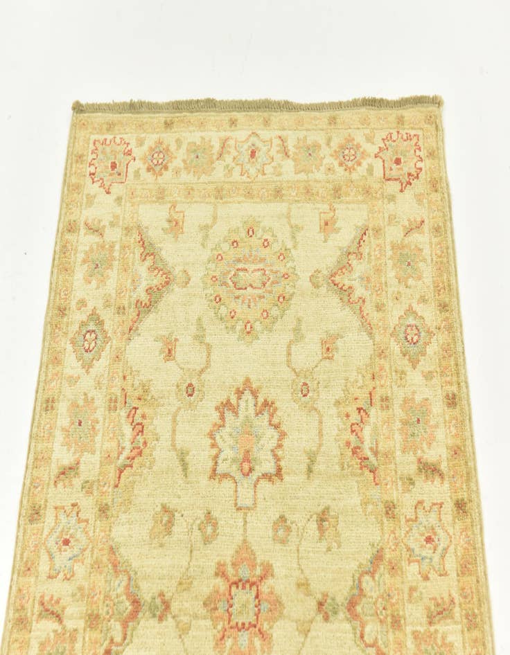 Detail image of 2' 7 x 6' 10  Hand Knotted Peshawar Ziegler Runner Rug