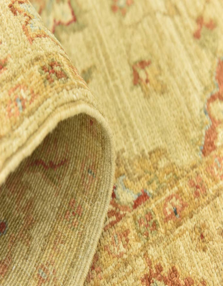 Detail image of 2' 7 x 6' 10  Hand Knotted Peshawar Ziegler Runner Rug