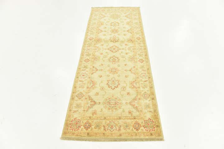 75cm x 205cm Hand Knotted Peshawar Ziegler Runner Rug