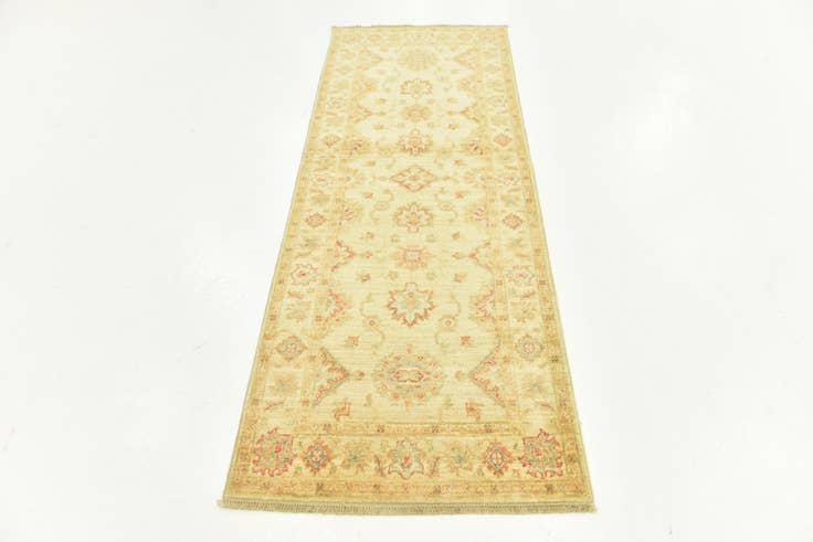 Detail image of 75cm x 205cm Hand Knotted Peshawar Ziegler Runner Rug