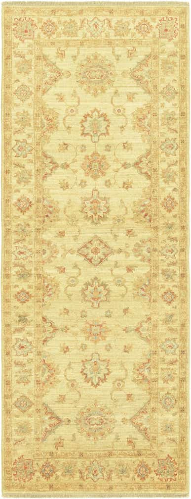 75cm x 205cm Hand Knotted Peshawar Ziegler Runner Rug