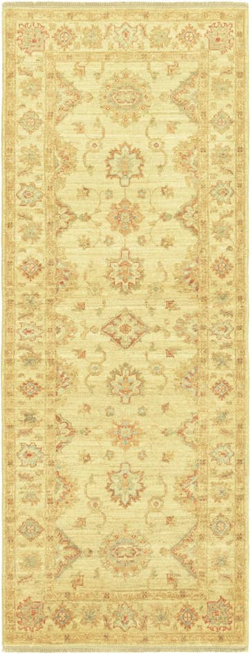 Detail image of 75cm x 205cm Hand Knotted Peshawar Ziegler Runner Rug