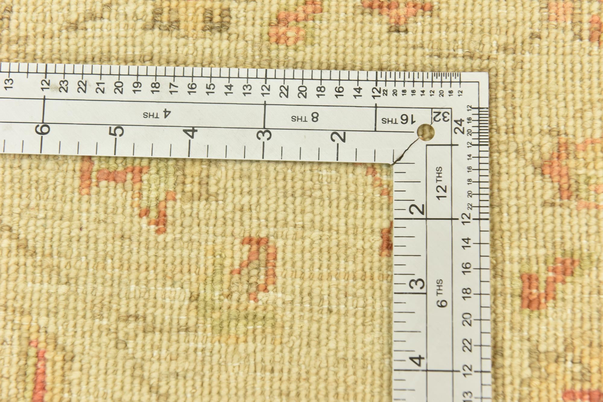 2' 6 x 6' 4 Hand Knotted Peshawar Ziegler Runner Rug