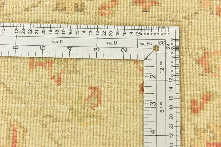 75cm x 195cm Handgeknoopt Peshawar Ziegler Loper Vloerkleed