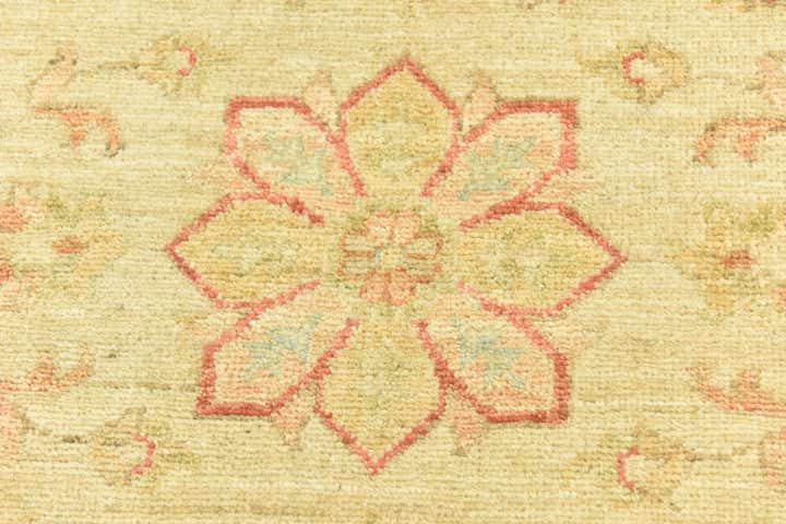 75cm x 195cm Handgeknoopt Peshawar Ziegler Loper Vloerkleed