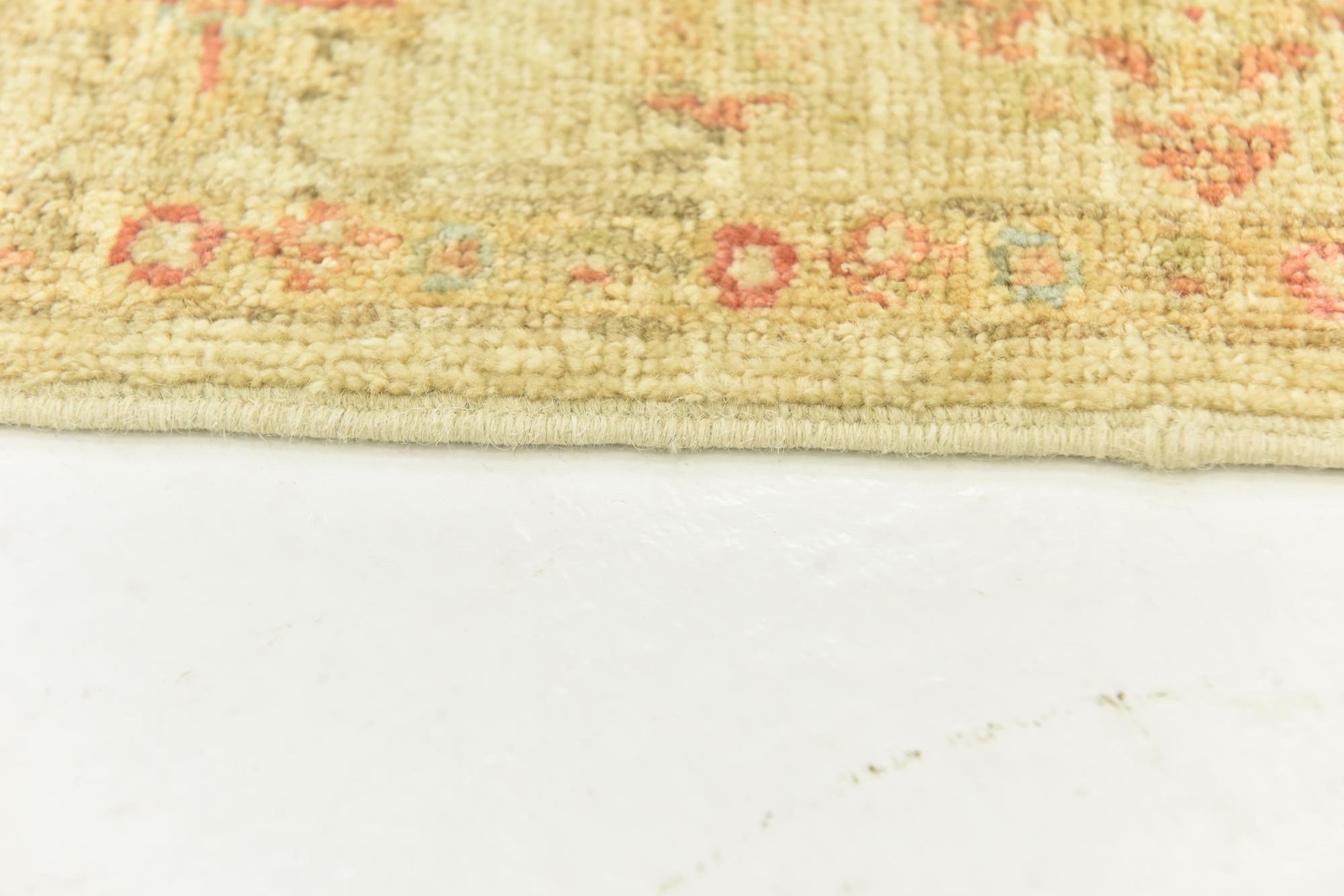 2' 6 x 6' 4 Hand Knotted Peshawar Ziegler Runner Rug