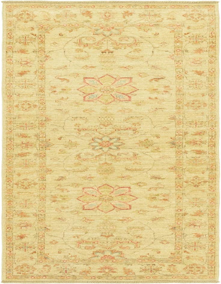 Detail image of 2' 6 x 6' 4 Hand Knotted Peshawar Ziegler Runner Rug