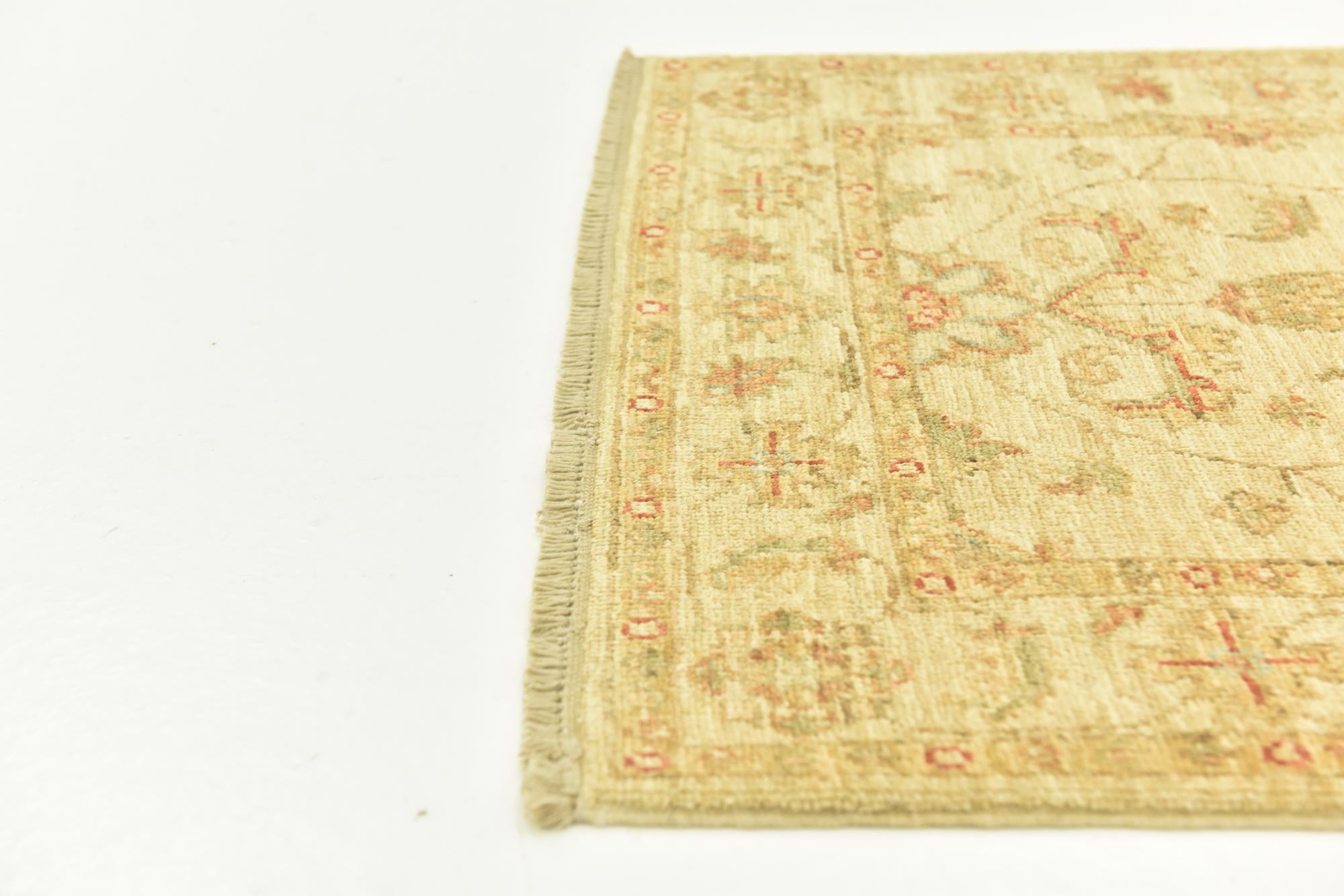 2' 6 x 6' 5 Hand Knotted Peshawar Ziegler Runner Rug