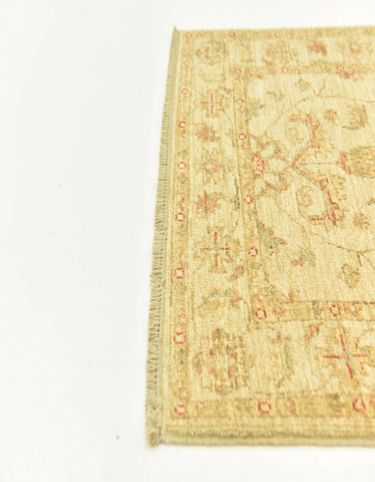 Detail image of 2' 6 x 6' 5  Hand Knotted Peshawar Ziegler Runner Rug