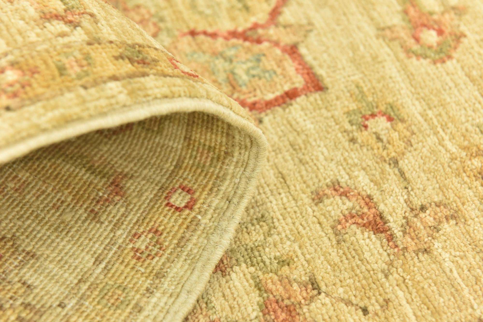 2' 6 x 6' 5 Hand Knotted Peshawar Ziegler Runner Rug