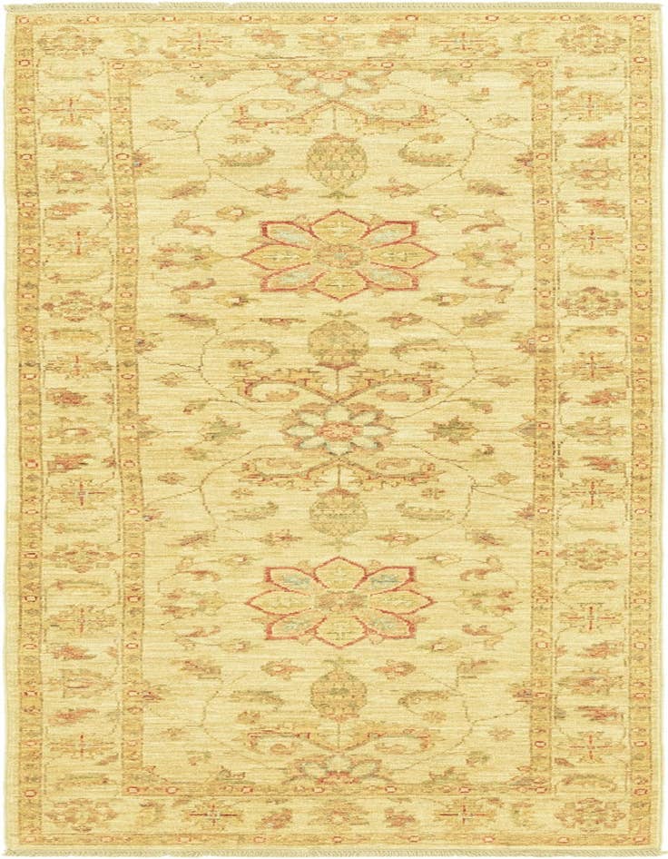 Detail image of 2' 6 x 6' 5 Hand Knotted Peshawar Ziegler Runner Rug