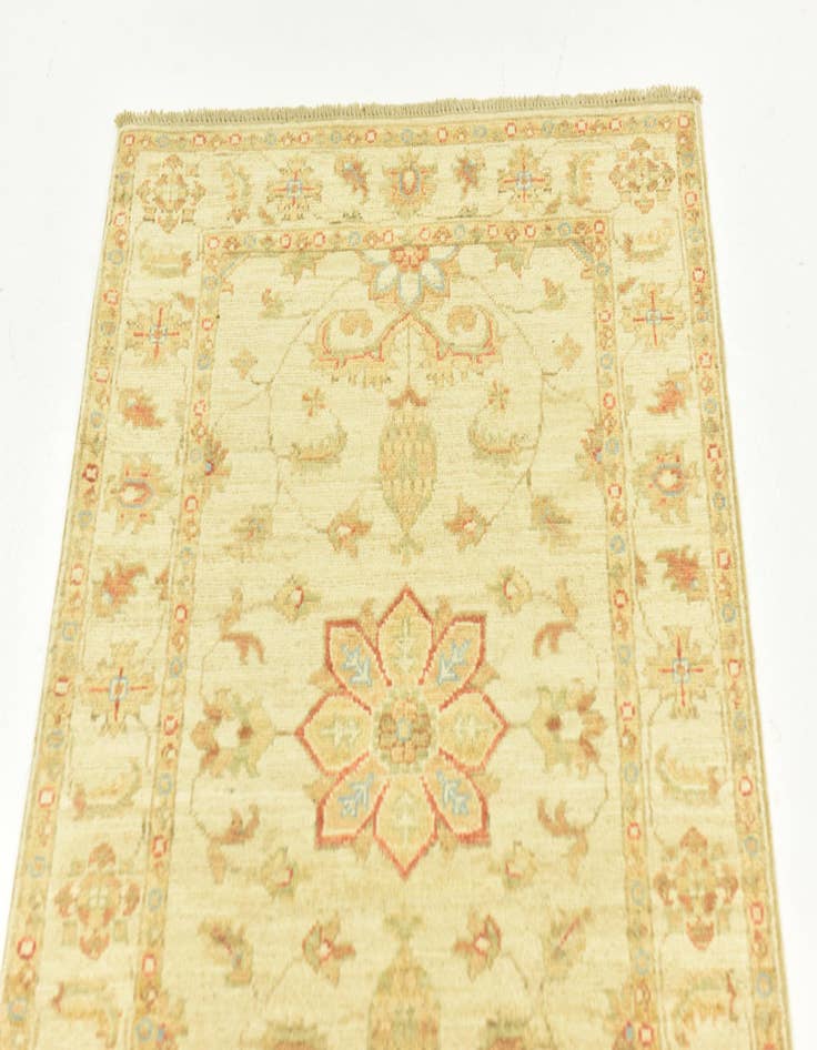 Detail image of 2' 6 x 6' 8 Hand Knotted Peshawar Ziegler Runner Rug