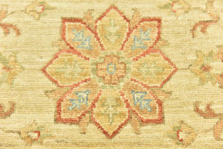 2' 6 x 6' 8 Hand Knotted Peshawar Ziegler Runner Rug