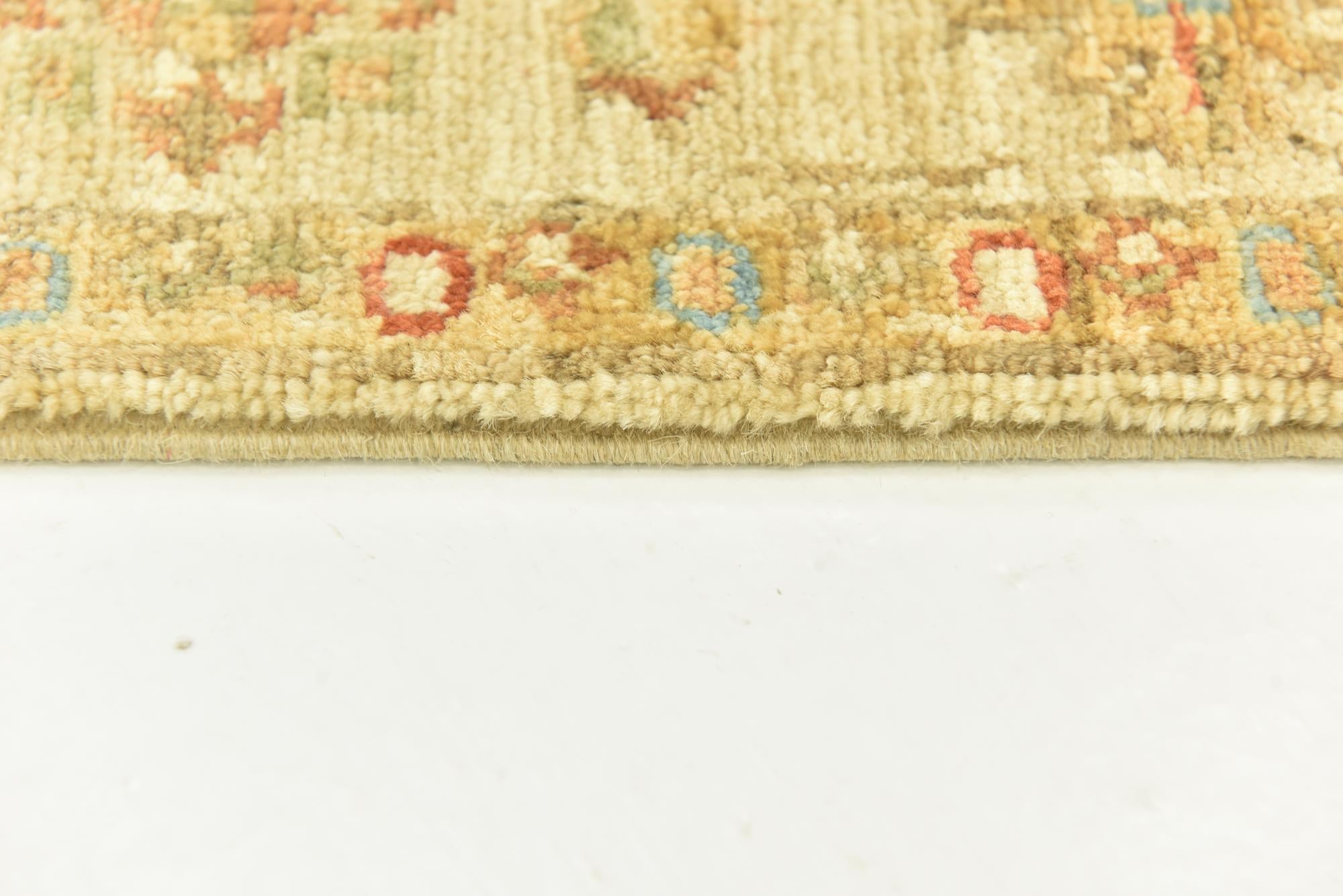 2' 6 x 6' 8 Hand Knotted Peshawar Ziegler Runner Rug
