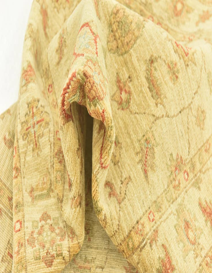 Detail image of 2' 6 x 6' 5  Hand Knotted Peshawar Ziegler Runner Rug