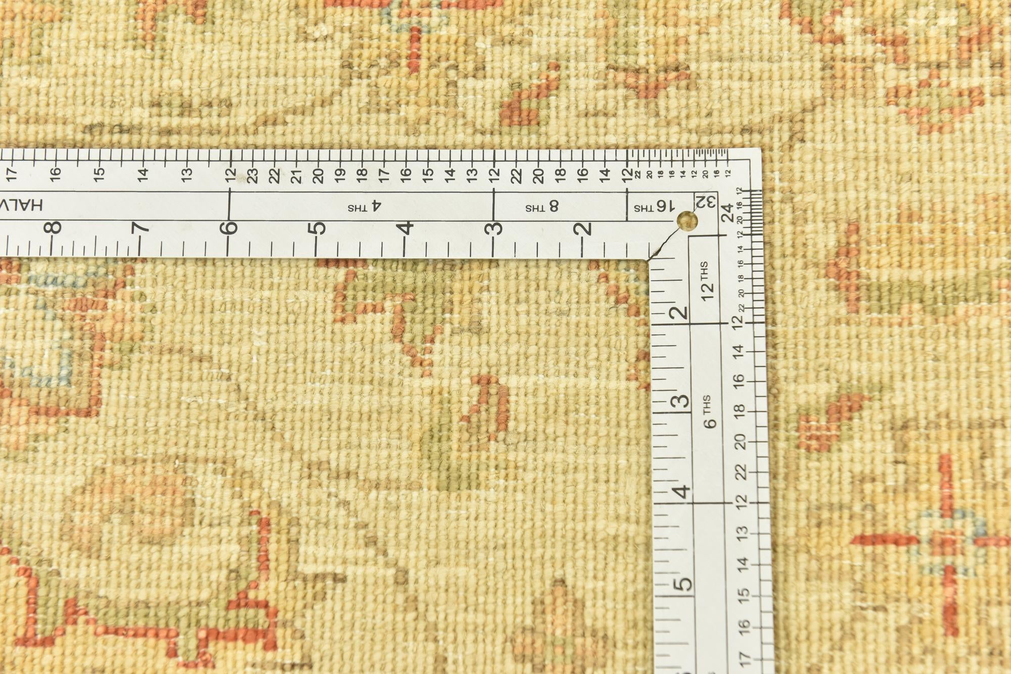 2' 6 x 6' 5 Hand Knotted Peshawar Ziegler Runner Rug