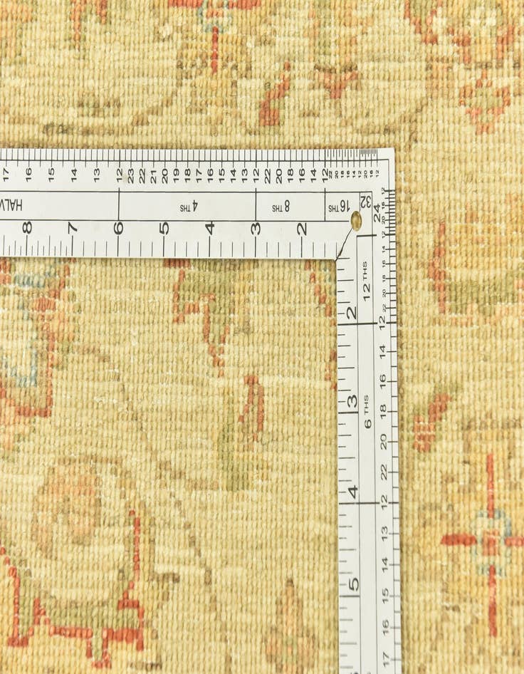 Detail image of 2' 6 x 6' 5  Hand Knotted Peshawar Ziegler Runner Rug