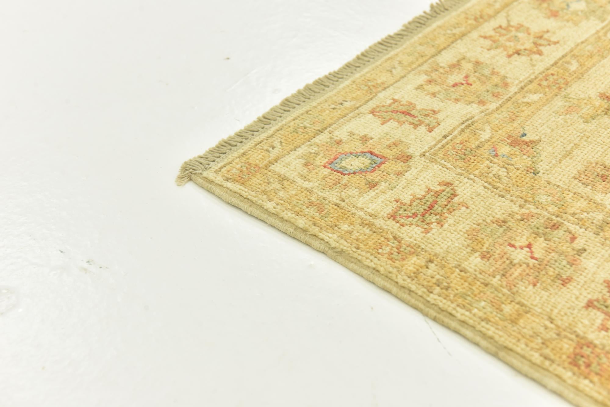 80cm x 200cm anudado a mano Peshawar Ziegler Alfombra Pasillera