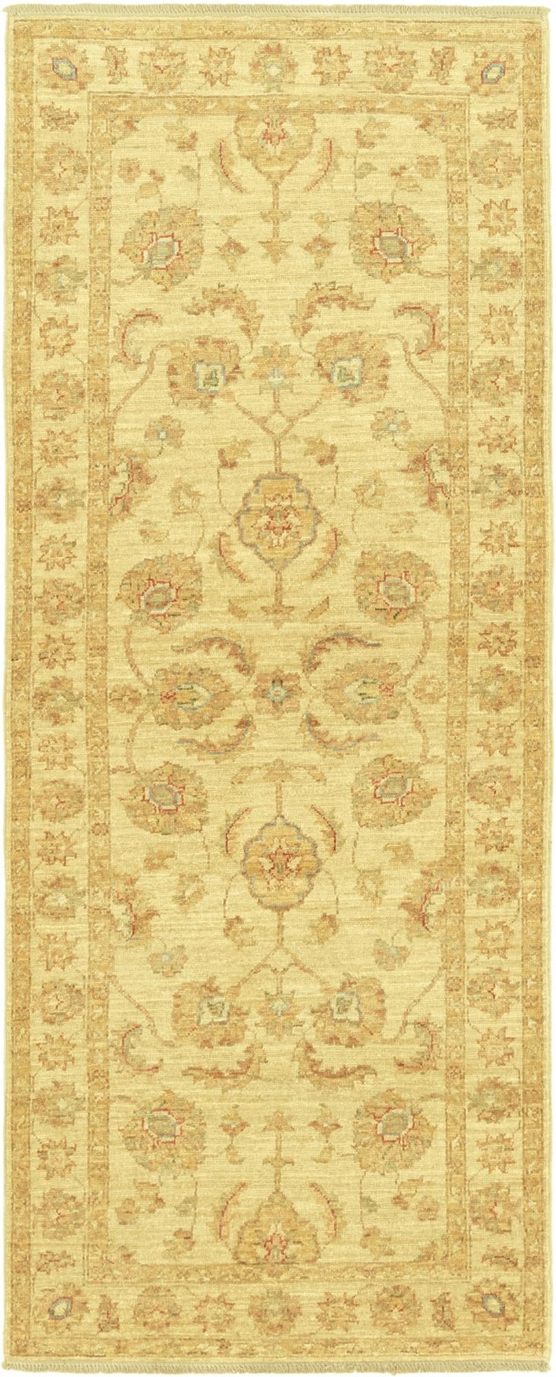 80cm x 200cm anudado a mano Peshawar Ziegler Alfombra Pasillera