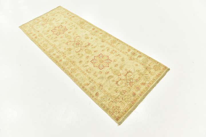 2' 6 x 6' 5 Hand Knotted Peshawar Ziegler Runner Rug