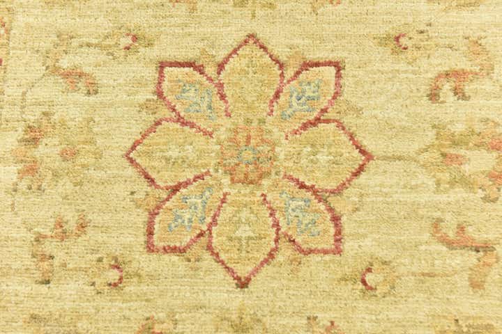 2' 6 x 6' 5 Hand Knotted Peshawar Ziegler Runner Rug