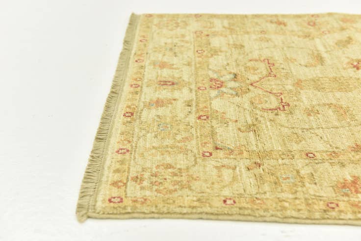 Detail image of 2' 6 x 6' 5 Hand Knotted Peshawar Ziegler Runner Rug
