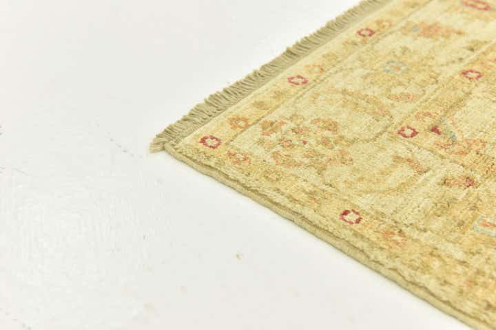 2' 6 x 6' 5 Hand Knotted Peshawar Ziegler Runner Rug