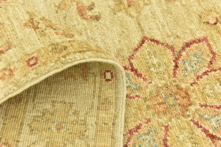 2' 6 x 6' 5 Hand Knotted Peshawar Ziegler Runner Rug