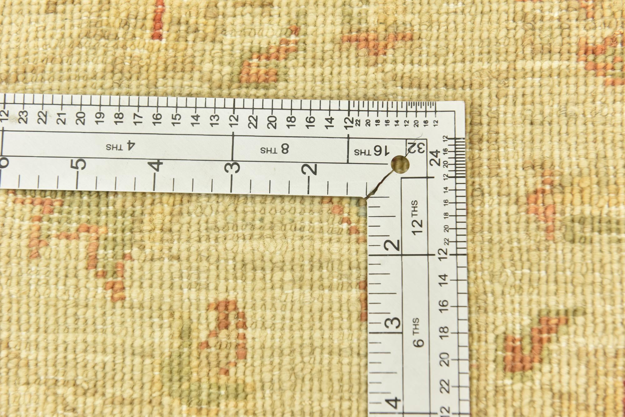 2' 6 x 6' 5 Hand Knotted Peshawar Ziegler Runner Rug