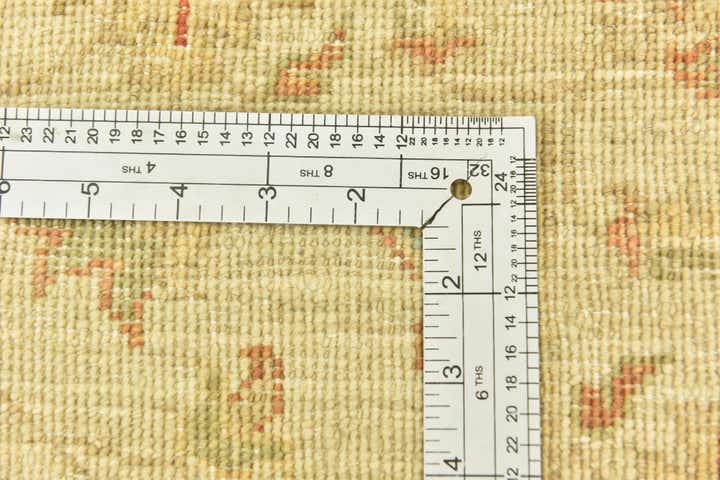 2' 6 x 6' 5 Hand Knotted Peshawar Ziegler Runner Rug