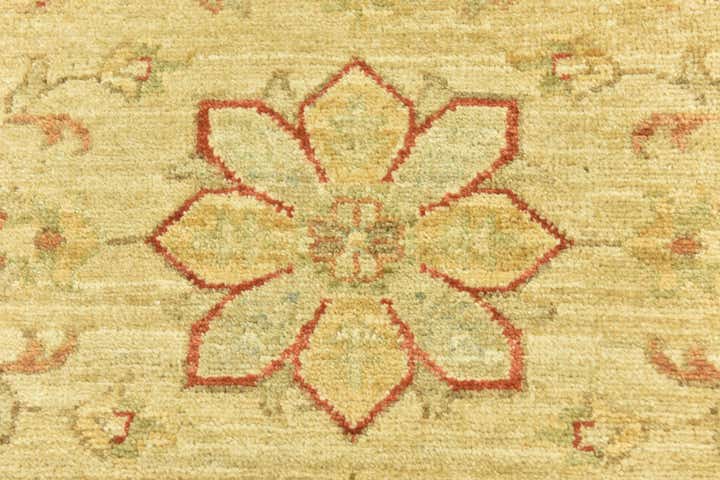 2' 6 x 6' 5 Hand Knotted Peshawar Ziegler Runner Rug