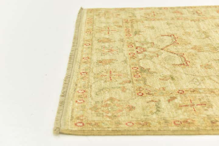 2' 6 x 6' 5 Hand Knotted Peshawar Ziegler Runner Rug
