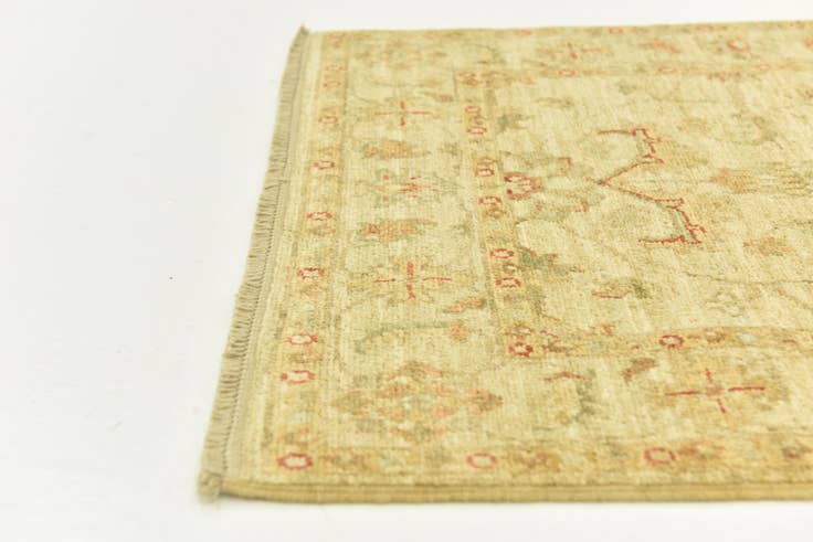 Detail image of 2' 6 x 6' 5 Hand Knotted Peshawar Ziegler Runner Rug