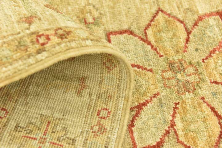 2' 6 x 6' 5 Hand Knotted Peshawar Ziegler Runner Rug