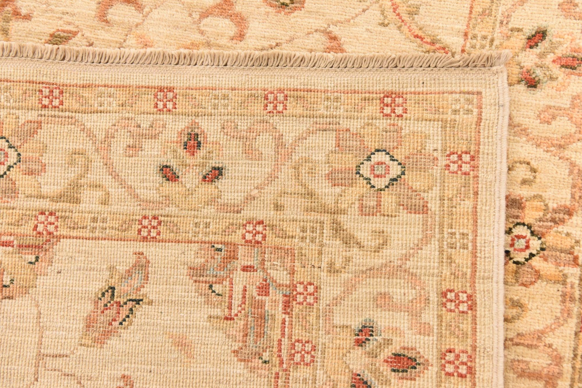2' 7 x 16' 7 Hand Knotted Peshawar Ziegler Runner Rug