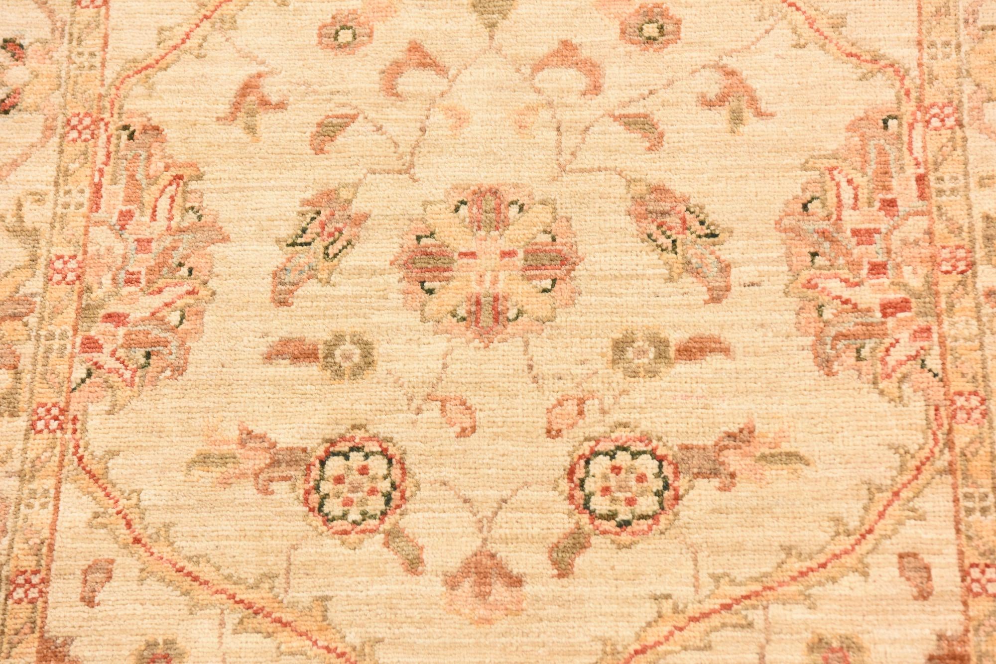 2' 7 x 16' 7 Hand Knotted Peshawar Ziegler Runner Rug