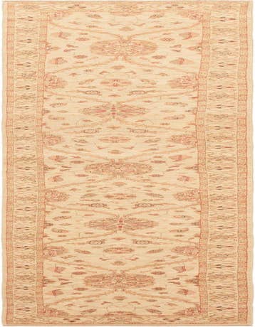 Detail image of 2' 7 x 16' 7 Hand Knotted Peshawar Ziegler Runner Rug